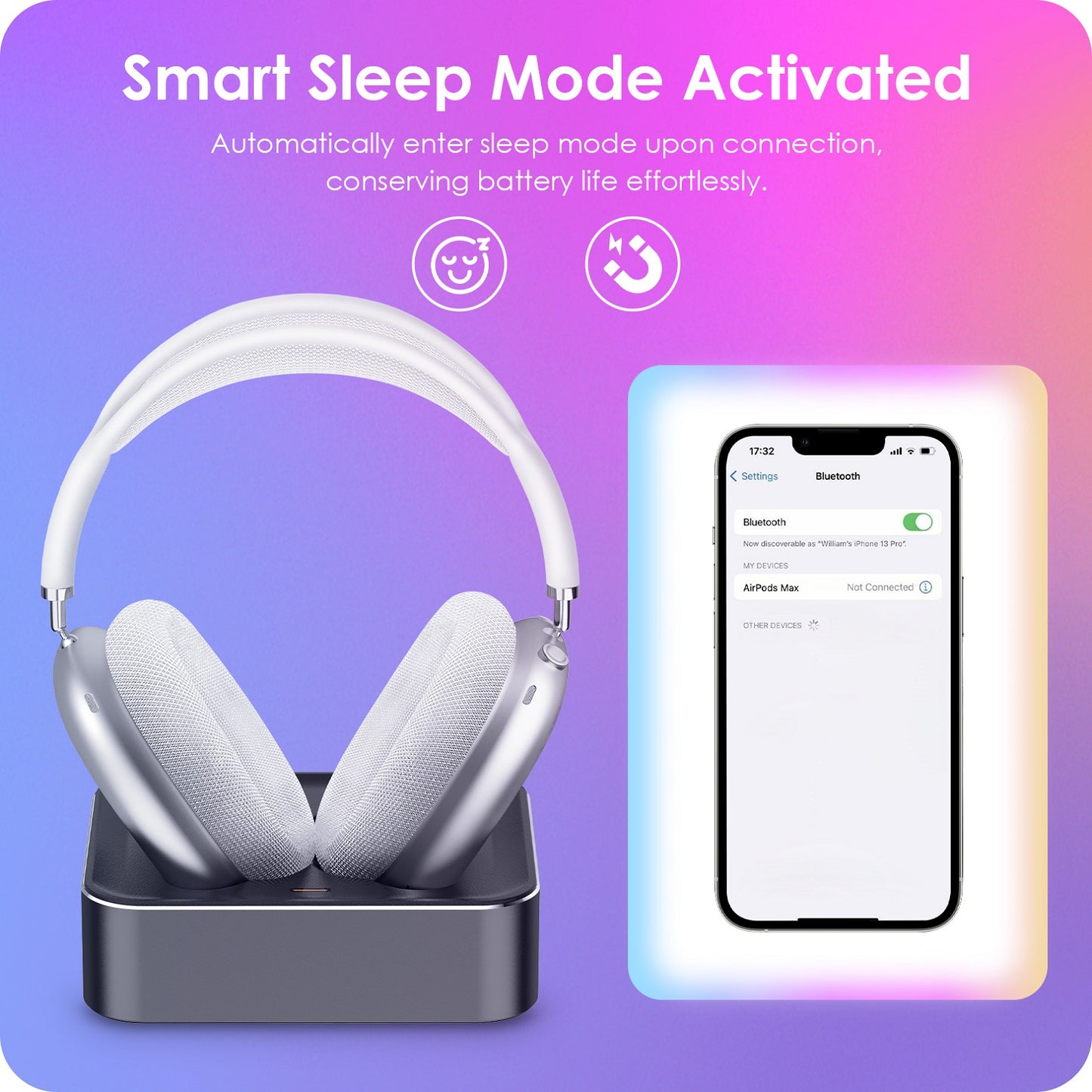 Headphone Charging Station for AirPods Max