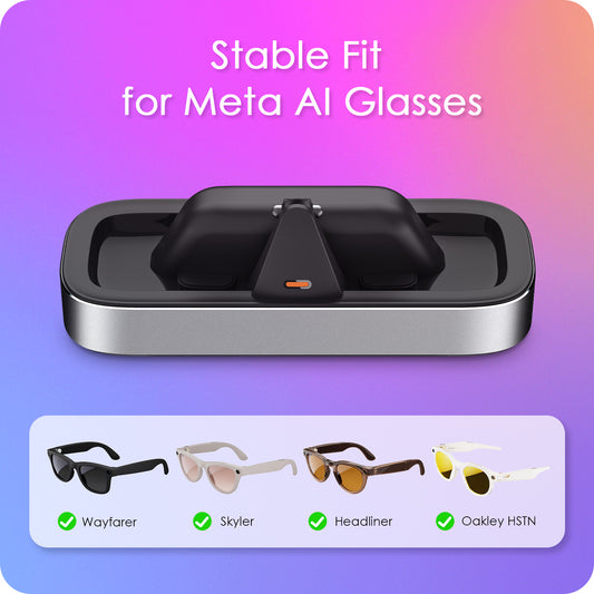 Charging Station for Meta Ray-Ban&Oakley Glasses