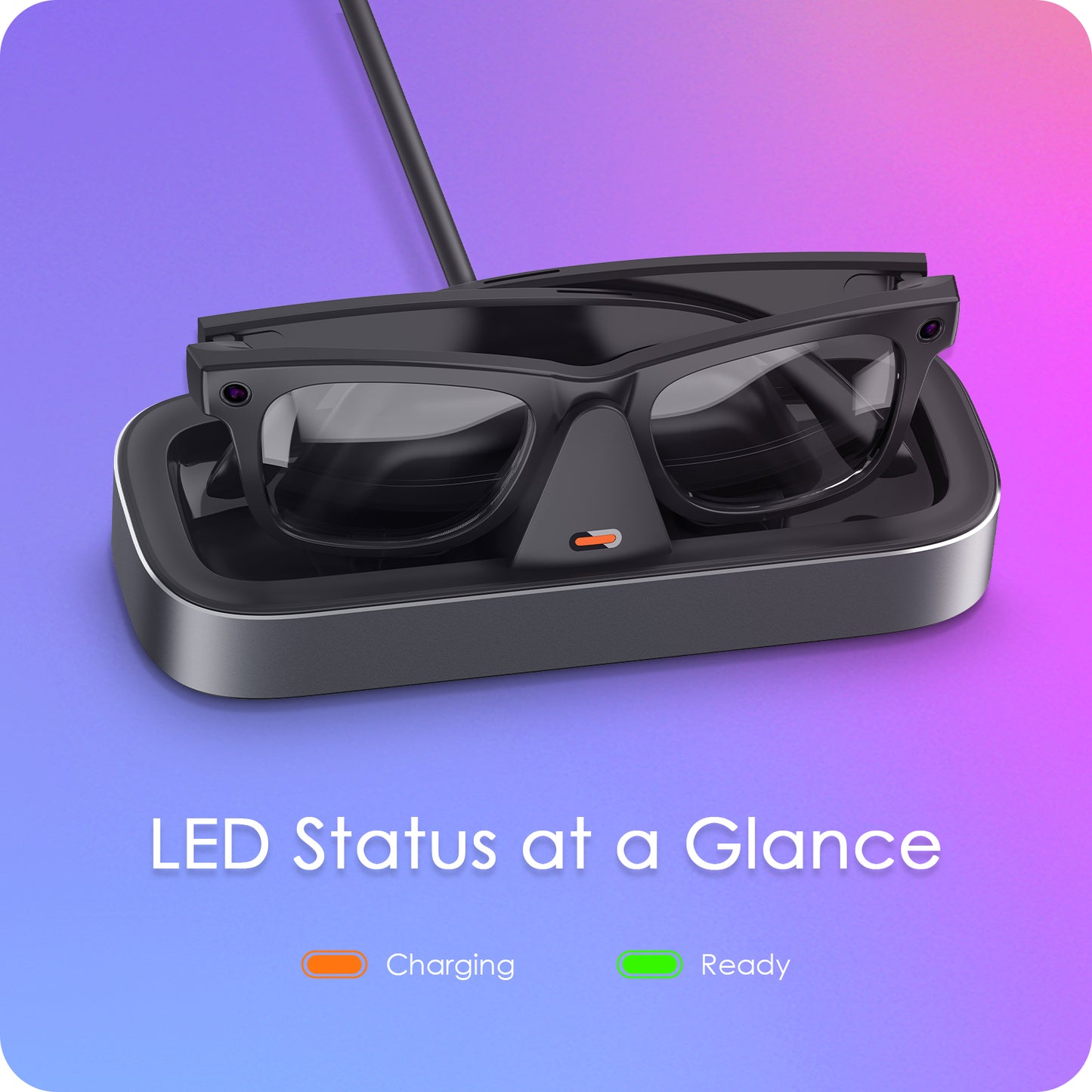 Charging Station for Meta Ray-Ban&Oakley Glasses