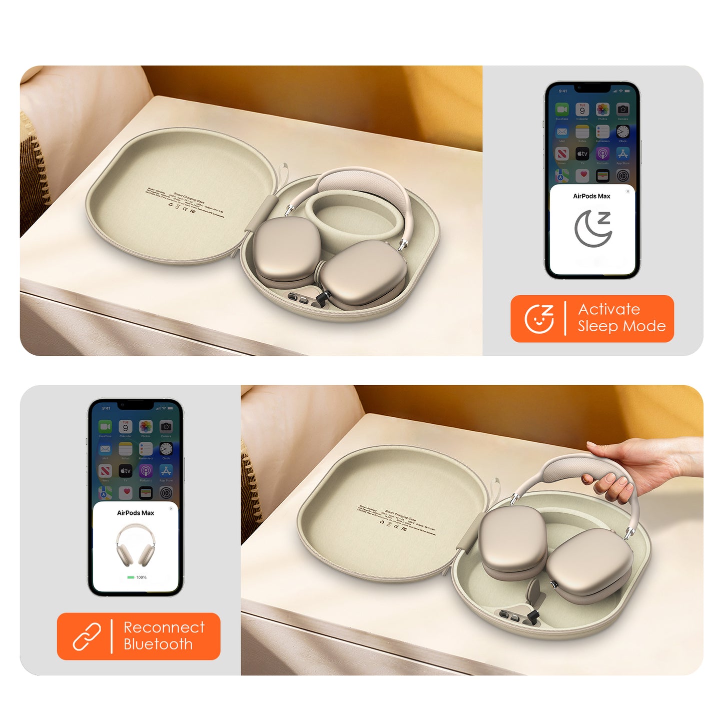 Headphone Charging Station for AirPods Max