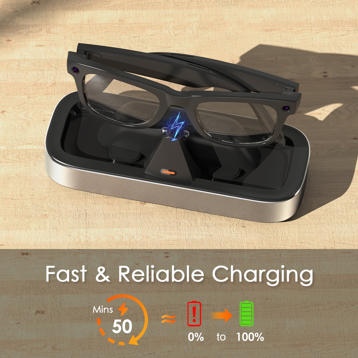 Charging Station for Meta Ray-Ban&Oakley Glasses